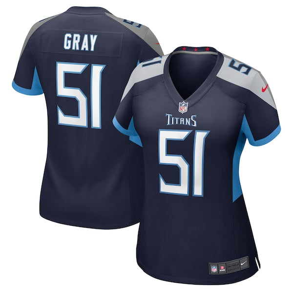 Cedric Gray Tennessee Titans Nike Women's Game Jersey - Navy - Image 2