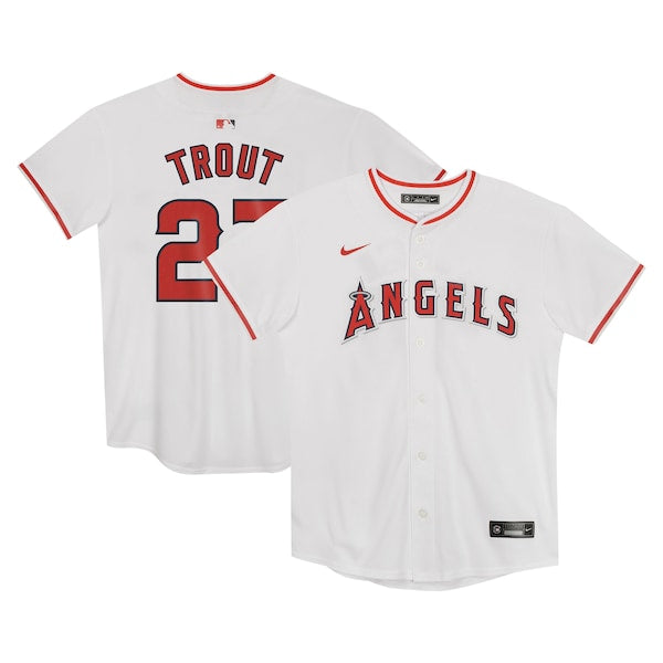 Mike Trout Los Angeles Angels Nike Preschool Home Game Jersey - White