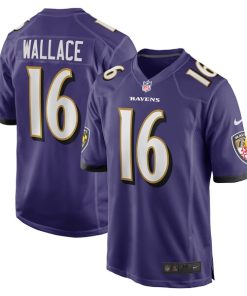 Tylan Wallace Baltimore Ravens Nike Game Jersey - Purple