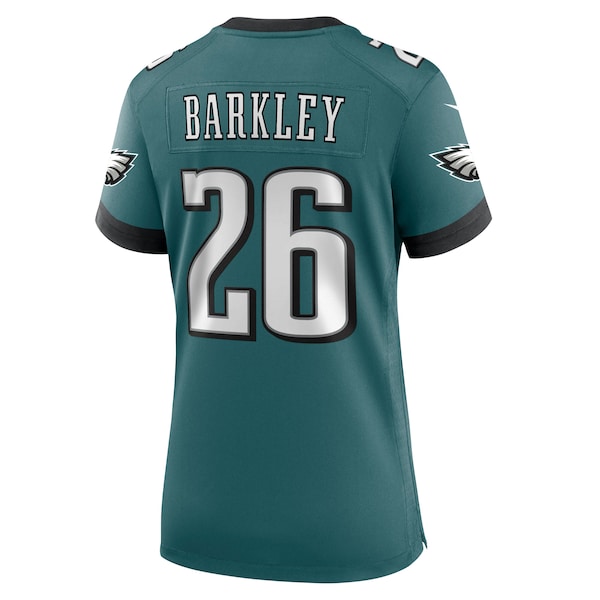 Saquon Barkley Philadelphia Eagles Nike Women's Super Bowl LIX Game Player Jersey - Midnight Green - Image 3