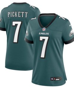 Kenny Pickett Philadelphia Eagles Nike Women's Game Jersey - Midnight Green