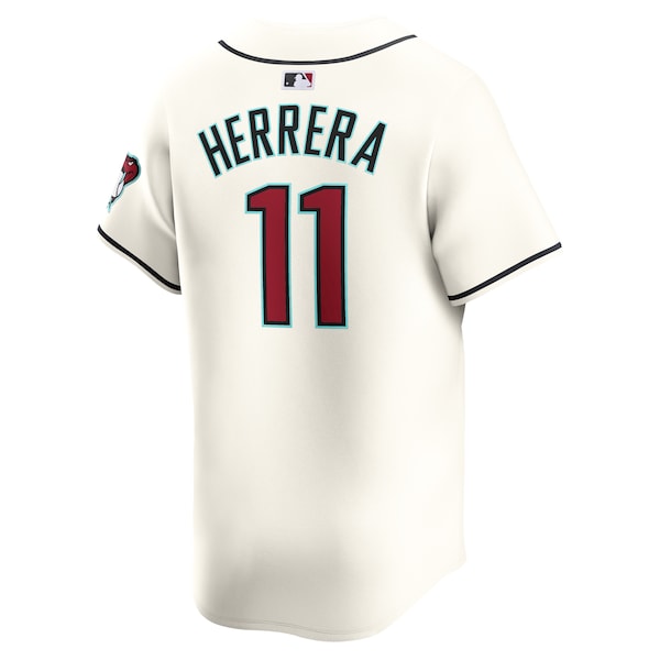 Jose Herrera Arizona Diamondbacks Nike Home Limited Player Jersey - White - Image 3