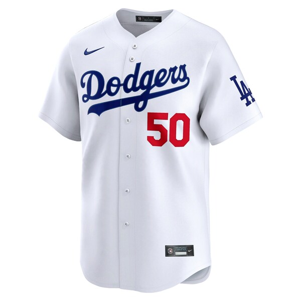 Mookie Betts Los Angeles Dodgers Nike Home Limited Player Jersey - White - Image 2