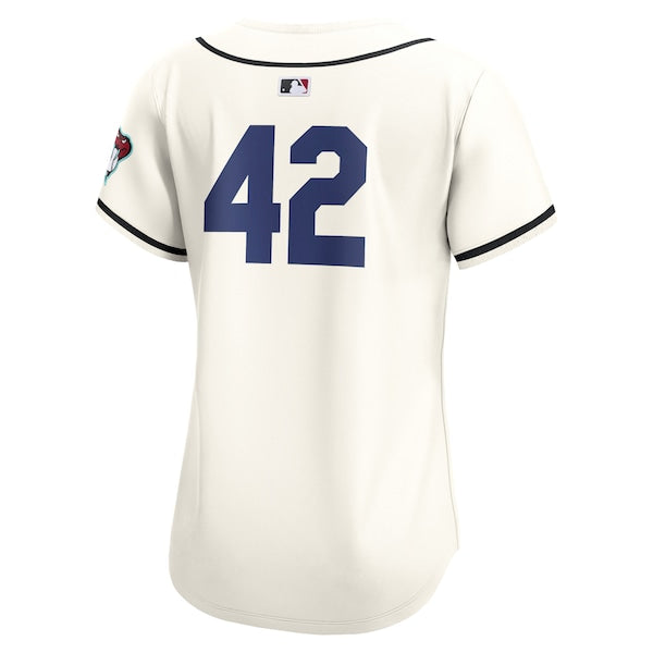 Arizona Diamondbacks Nike Women's 2024 Jackie Robinson Day Home Limited Jersey?ยจC White - Image 3