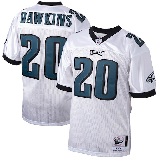 Brian Dawkins Philadelphia Eagles 2004 Authentic Throwback Retired Player Jersey - White/Black - Image 2