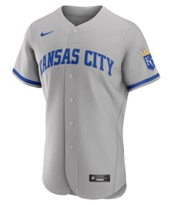 Alternative view of Kansas City Royals Nike 2022 Road Authentic Jersey - Gray