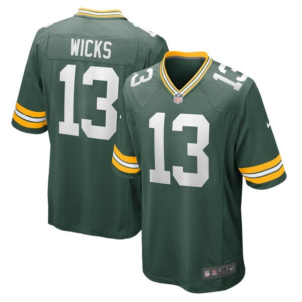 Dontayvion Wicks Green Bay Packers Nike Game Jersey - Green