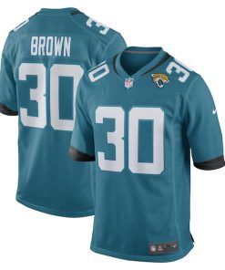 Montaric Brown Jacksonville Jaguars Nike Game Player Jersey - Teal