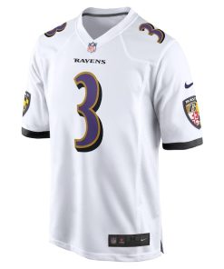 Alternative view of Odell Beckham Jr. Baltimore Ravens Nike Game Jersey - White
