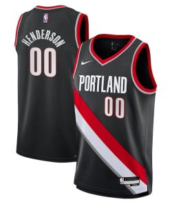 Scoot Henderson Portland Trail Blazers Nike Youth Swingman Jersey - Icon Edition - Black