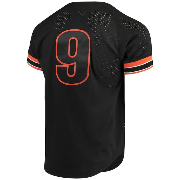 Matt Williams San Francisco Giants Cooperstown Collection Mesh Batting Practice Button-Up Jersey - Black - Image 3