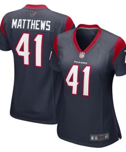 Jesse Matthews Houston Texans Nike Women's Team Game Jersey -  Navy