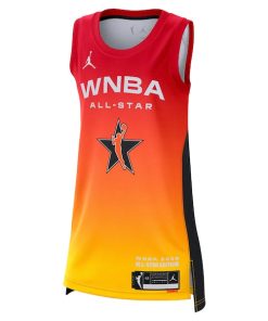 Alternative view of Caitlin Clark Jordan Brand Unisex 2025 WNBA All-Star Game Explorer Edition Victory Player Jersey - Orange