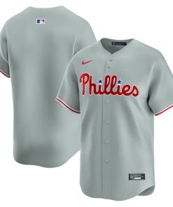 Philadelphia Phillies Nike Away Limited Jersey - Gray