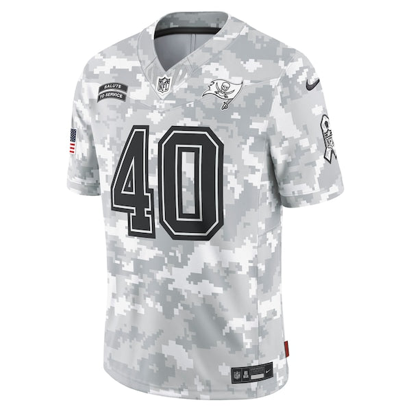 Mike Alstott Tampa Bay Buccaneers Nike 2024 Salute to Service Retired Player Limited Jersey - Arctic Camo - Image 2