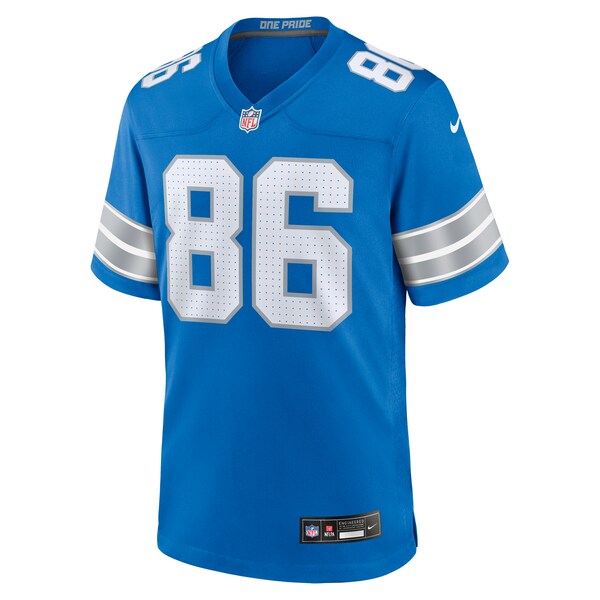 Sean McKeon Detroit Lions Nike Game Jersey - Blue - Image 2