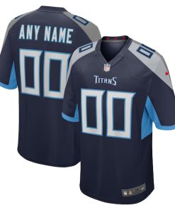 Tennessee Titans Nike Custom Jersey - Navy