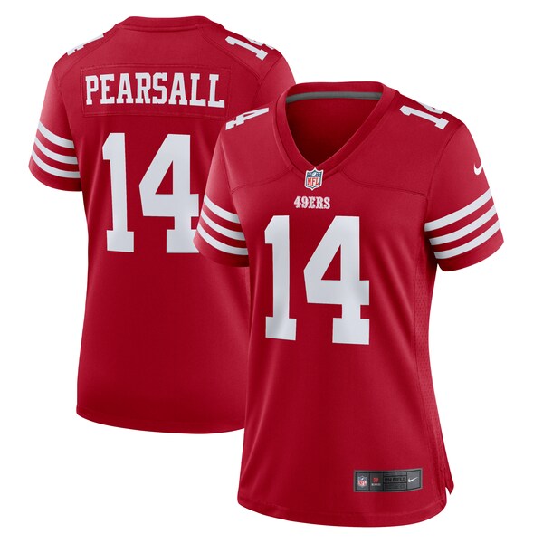 Ricky Pearsall San Francisco 49ers Nike Women's Team Game Jersey - Scarlet
