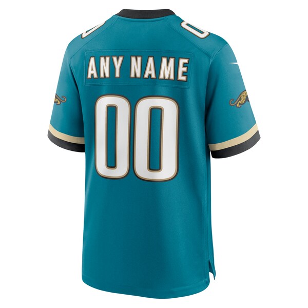 Jacksonville Jaguars Nike Prowler Throwback Custom Game Jersey - Teal - Image 3