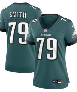 Lecitus Smith Philadelphia Eagles Nike Women's  Game Jersey - Midnight Green