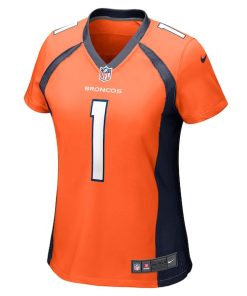 Alternative view of Tremon Smith Denver Broncos Nike Women's Game Jersey - Orange