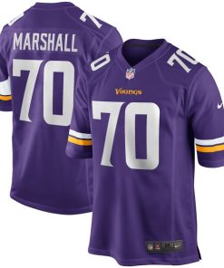 Jim Marshall Minnesota Vikings Nike Game Retired Player Jersey - Purple