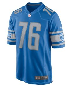 Alternative view of Connor Galvin Detroit Lions Nike Team Game Jersey -  Blue