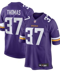 Tavierre Thomas Minnesota Vikings Nike Team Game Jersey -  Purple