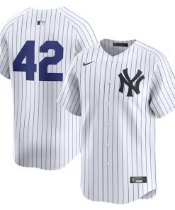 New York Yankees Nike 2024 Jackie Robinson Day Home Limited Jersey?¨C White