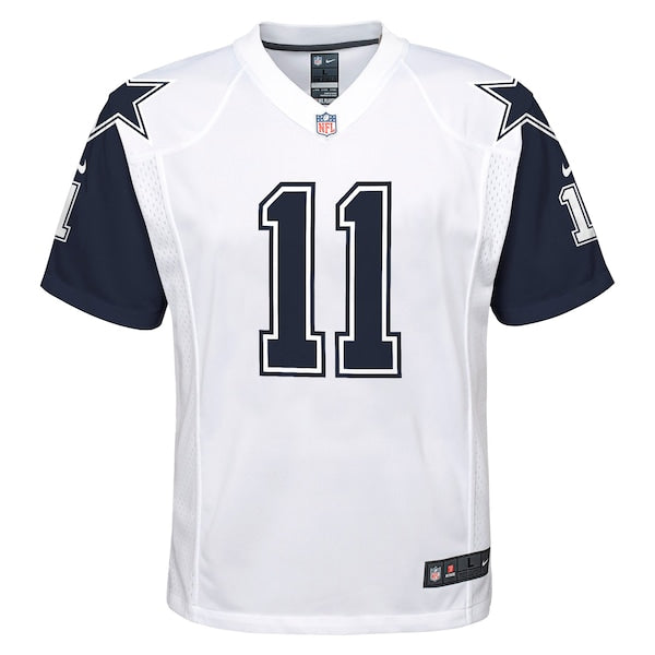 Micah Parsons Dallas Cowboys Nike Youth Alternate Game Jersey - White/Navy - Image 3