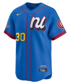 Alternative view of Kyle Tucker National League Nike 2025 All-Star Edition Limited Player Jersey - Blue