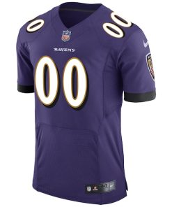 Alternative view of Baltimore Ravens Nike Speed Machine Custom Elite Jersey - Purple