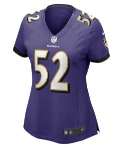 Alternative view of Ray Lewis Baltimore Ravens Nike Women's Retired Player Jersey - Purple