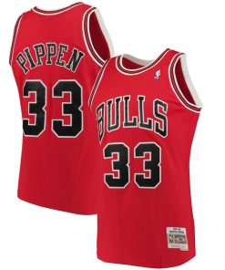 Scottie Pippen Chicago Bulls 1997/98 Big & Tall Hardwood Classics Swingman Jersey - Red