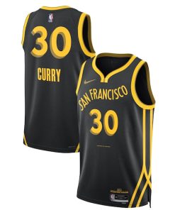 Stephen Curry Golden State Warriors Nike Unisex 2023/24 Swingman Jersey - Black - City Edition