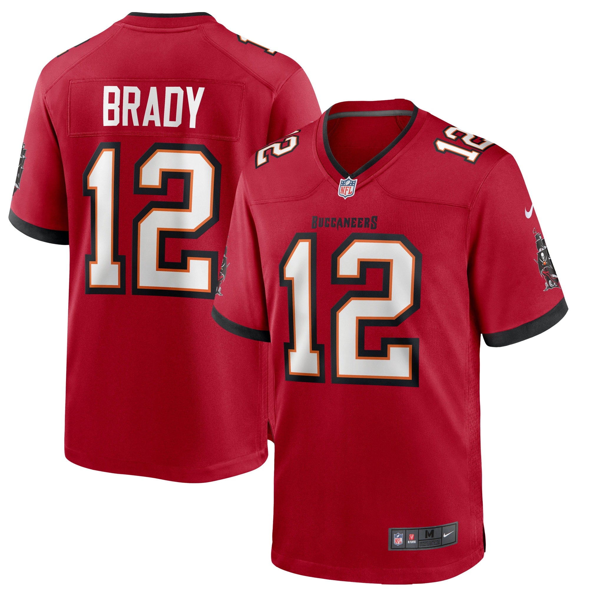 Tom Brady Tampa Bay Buccaneers Nike Alternate Game Jersey - Pewter/Red - Image 5