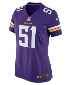 Alternative view of Blake Cashman Minnesota Vikings Nike Women's Team Game Jersey -  Purple
