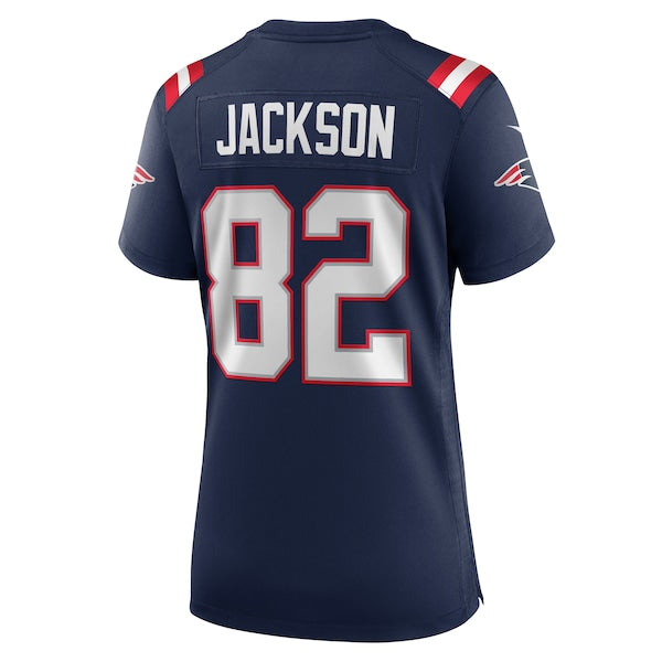 JaQuae Jackson New England Patriots Nike Women's Game Jersey - Navy - Image 3