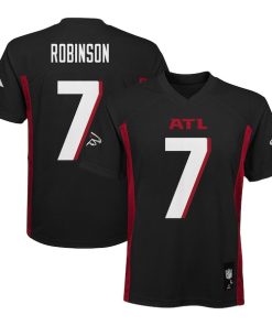 Bijan Robinson Atlanta Falcons Youth Replica Player Jersey - Black