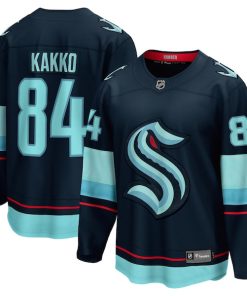 Kaapo Kakko Seattle Kraken  Home Breakaway Player Jersey - Deep Sea Blue