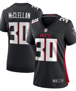 Jase McClellan Atlanta Falcons Nike Women's  Game Jersey -  Black