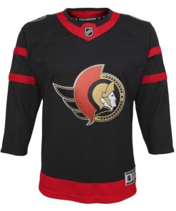 Alternative view of Ottawa Senators Youth Home Premier Jersey - Black