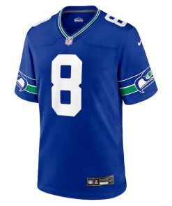 Alternative view of Coby Bryant Seattle Seahawks Nike Throwback Player Game Jersey - Royal