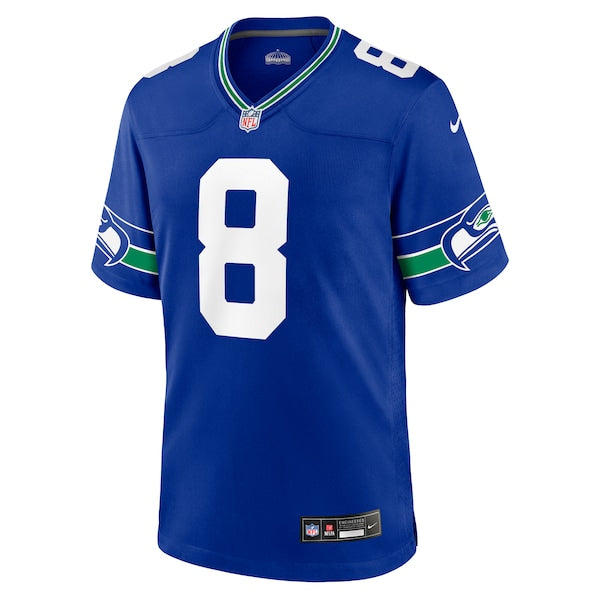 Coby Bryant Seattle Seahawks Nike Throwback Player Game Jersey - Royal - Image 2