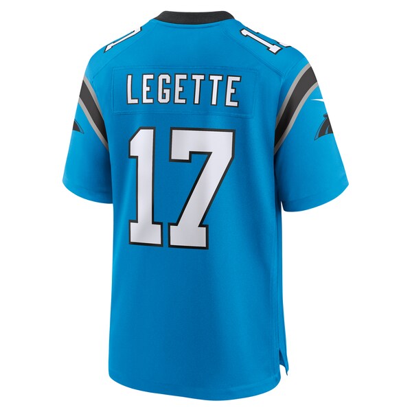Xavier Legette Carolina Panthers Nike Alternate Game Jersey - Blue - Image 3