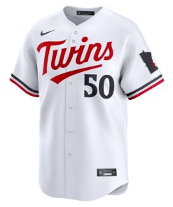 Alternative view of Willi Castro Minnesota Twins Nike Home Limited Player Jersey - White