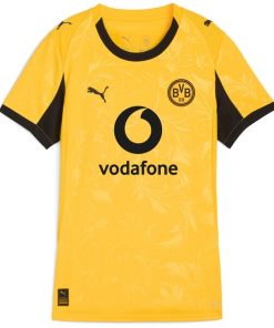 Alternative view of Borussia Dortmund Puma Women's 2025/26 Cup Third Replica Jersey - Yellow
