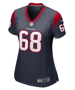 Alternative view of Jarrett Patterson Houston Texans Nike Women's Team Game Jersey - Navy
