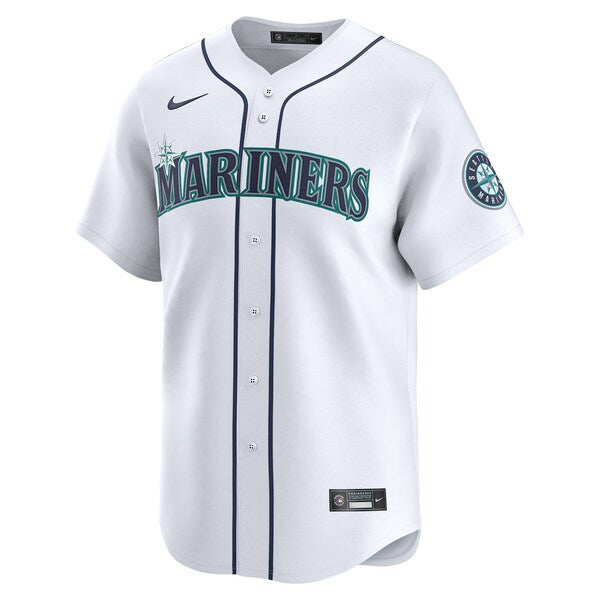 Seattle Mariners Nike Home Limited Jersey - White - Image 2