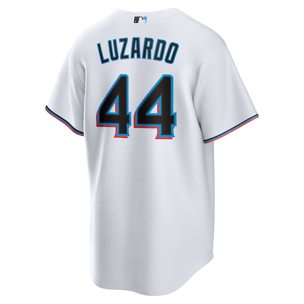 Jes¨²s Luzardo Miami Marlins Nike Home Replica Player Jersey - White - Image 3